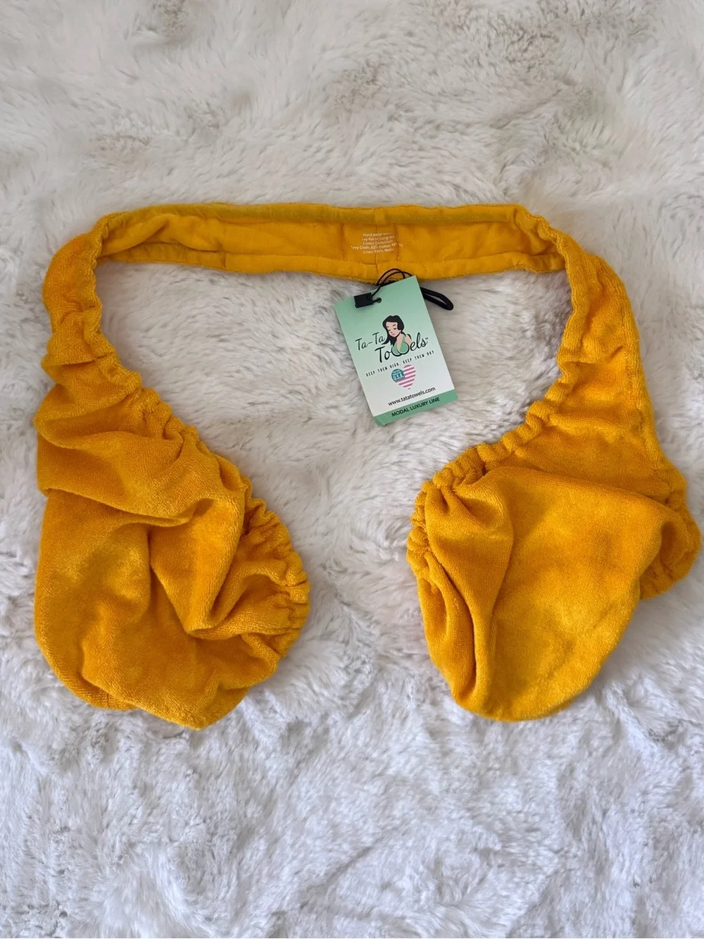 NWT The Ta-Ta Towel~Gold
